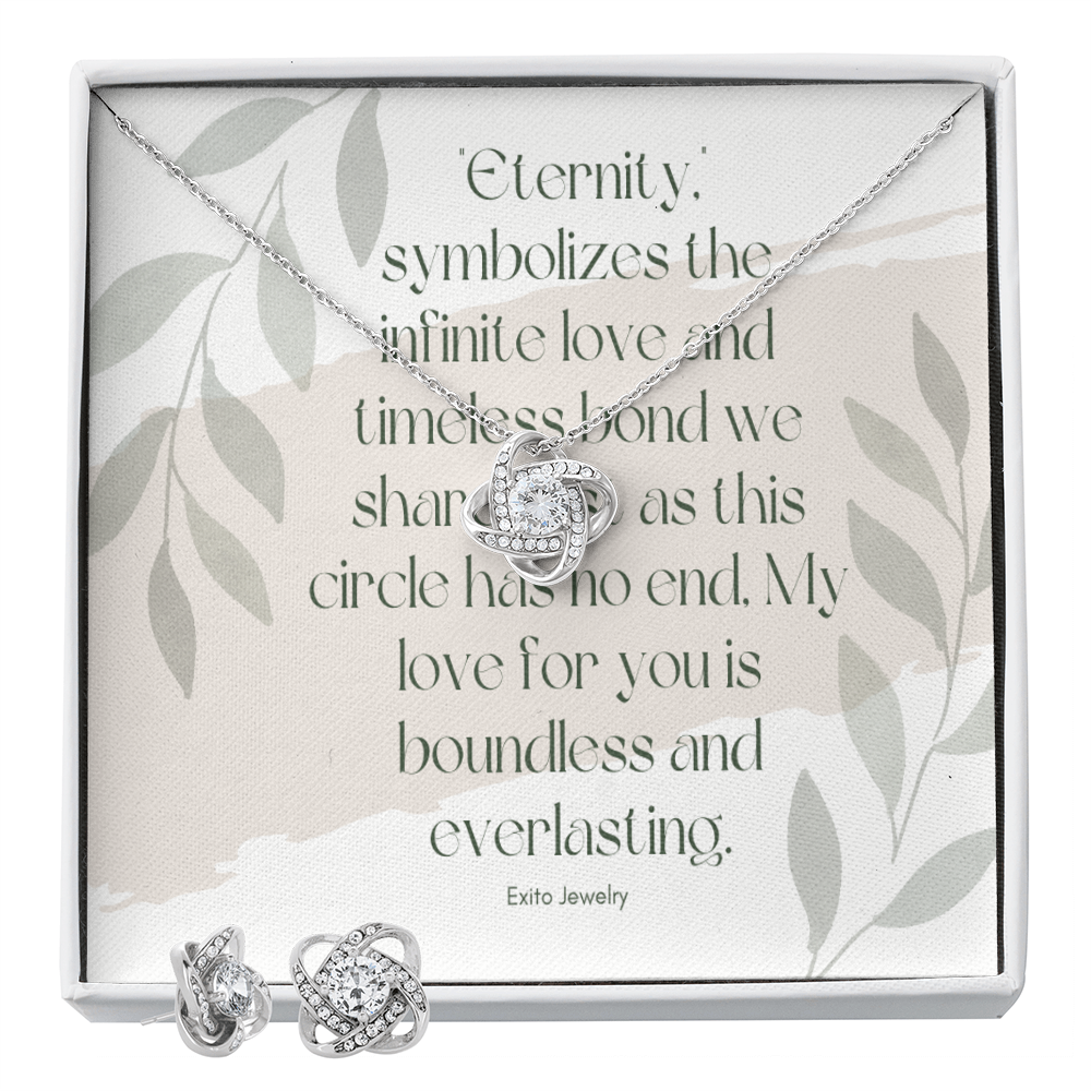 Eternity Bundle (Necklace and Earrings)