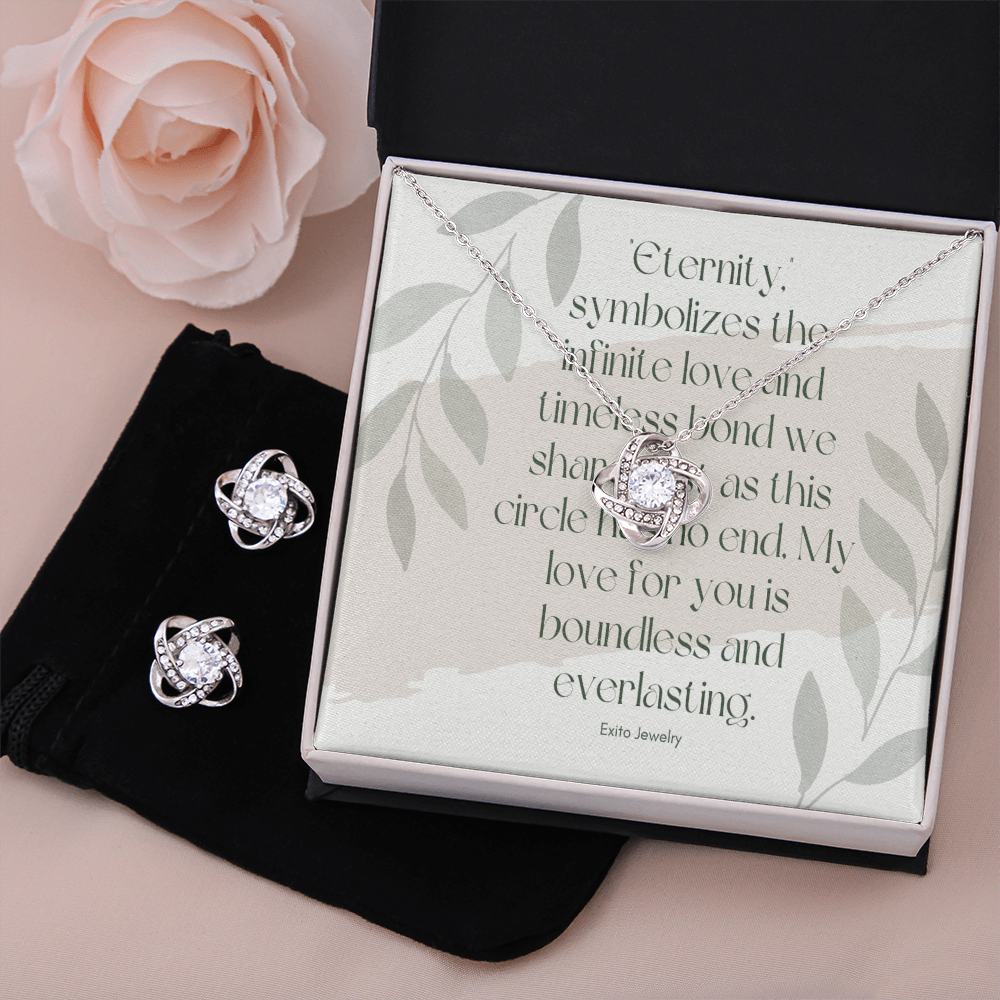 Eternity Bundle (Necklace and Earrings)