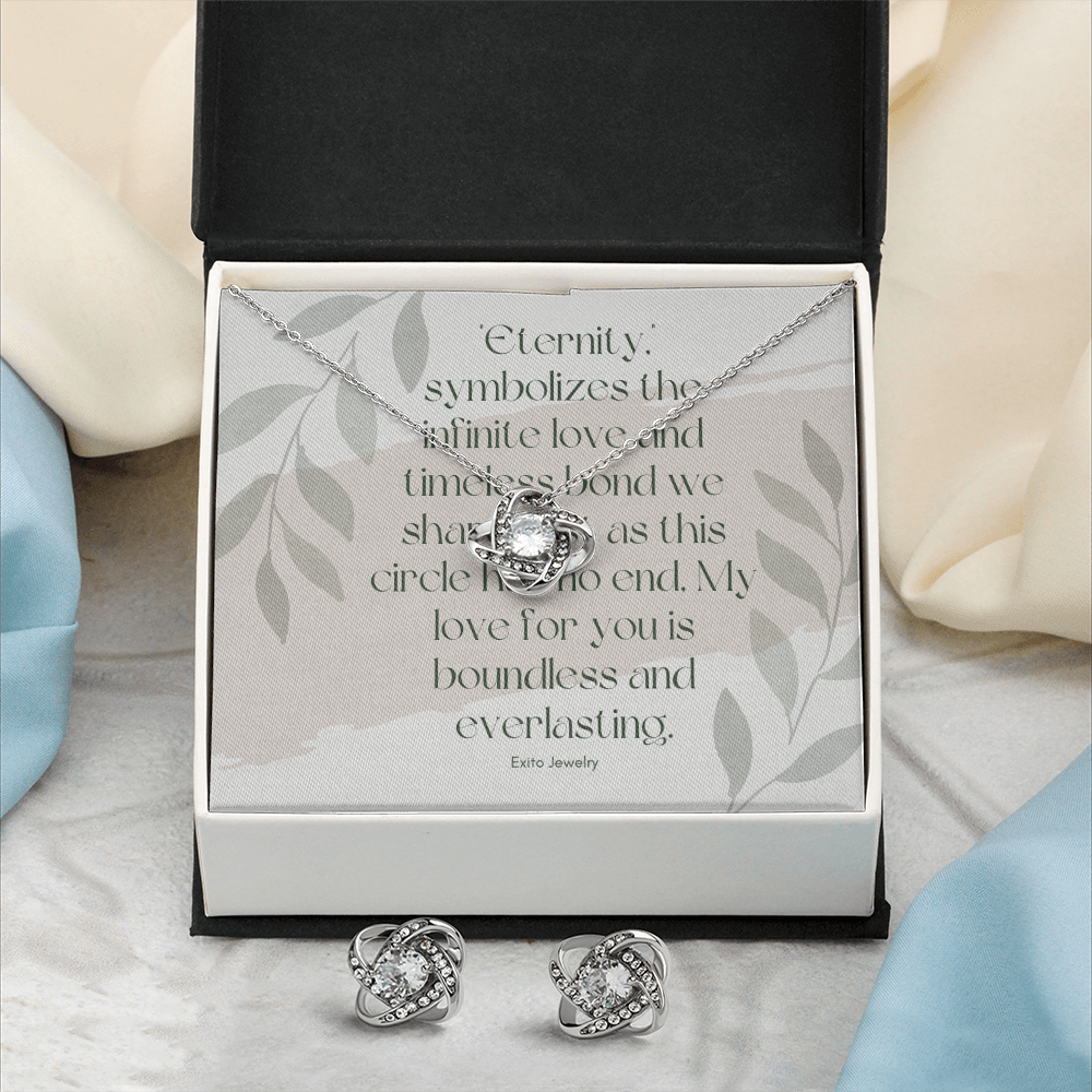 Eternity Bundle (Necklace and Earrings)