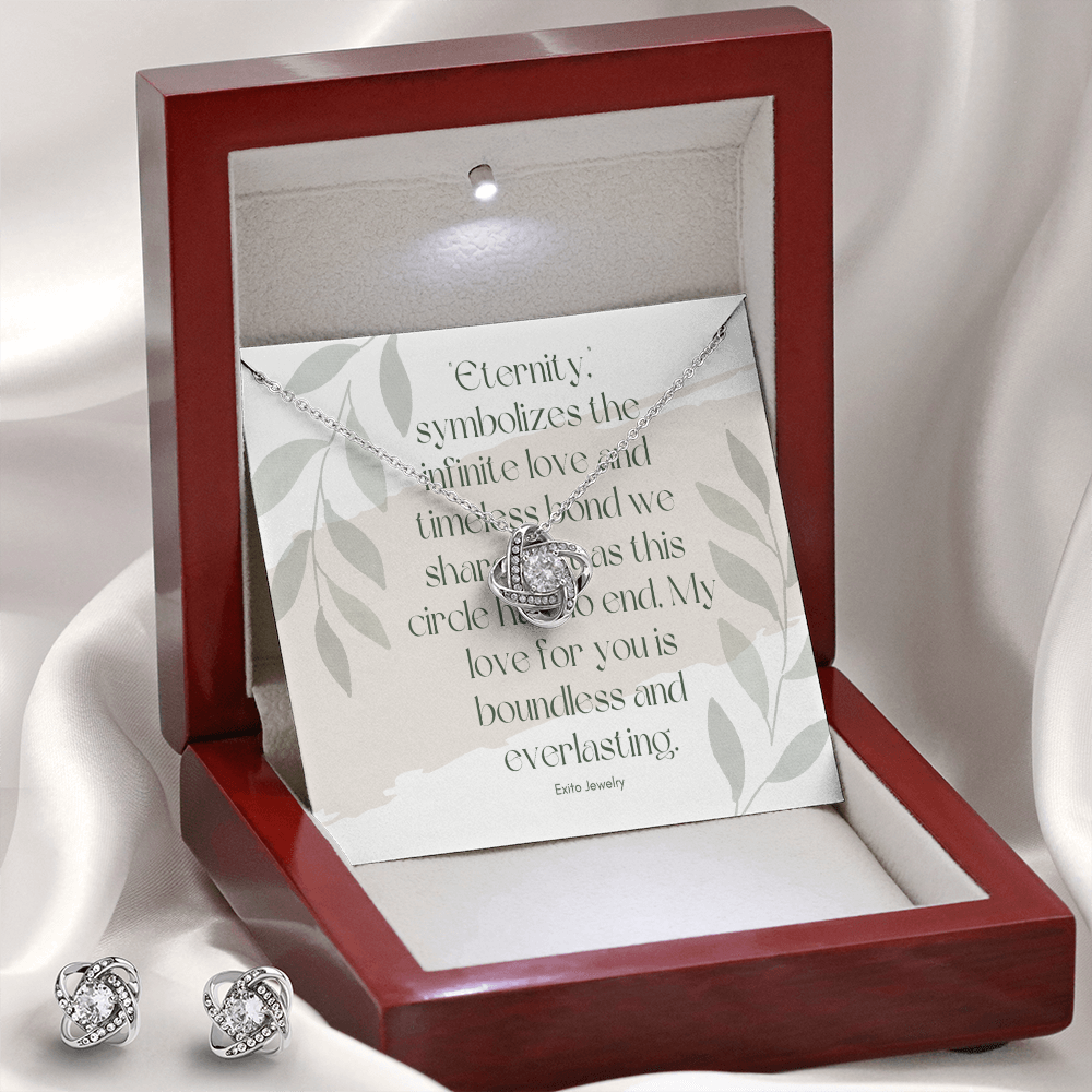 Eternity Bundle (Necklace and Earrings)