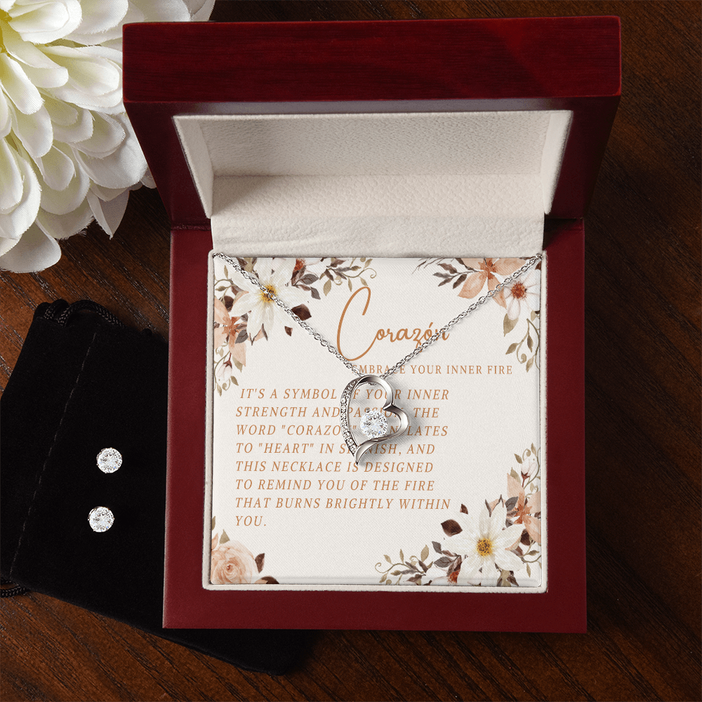 Corazon Bundle (Necklace and Earrings)