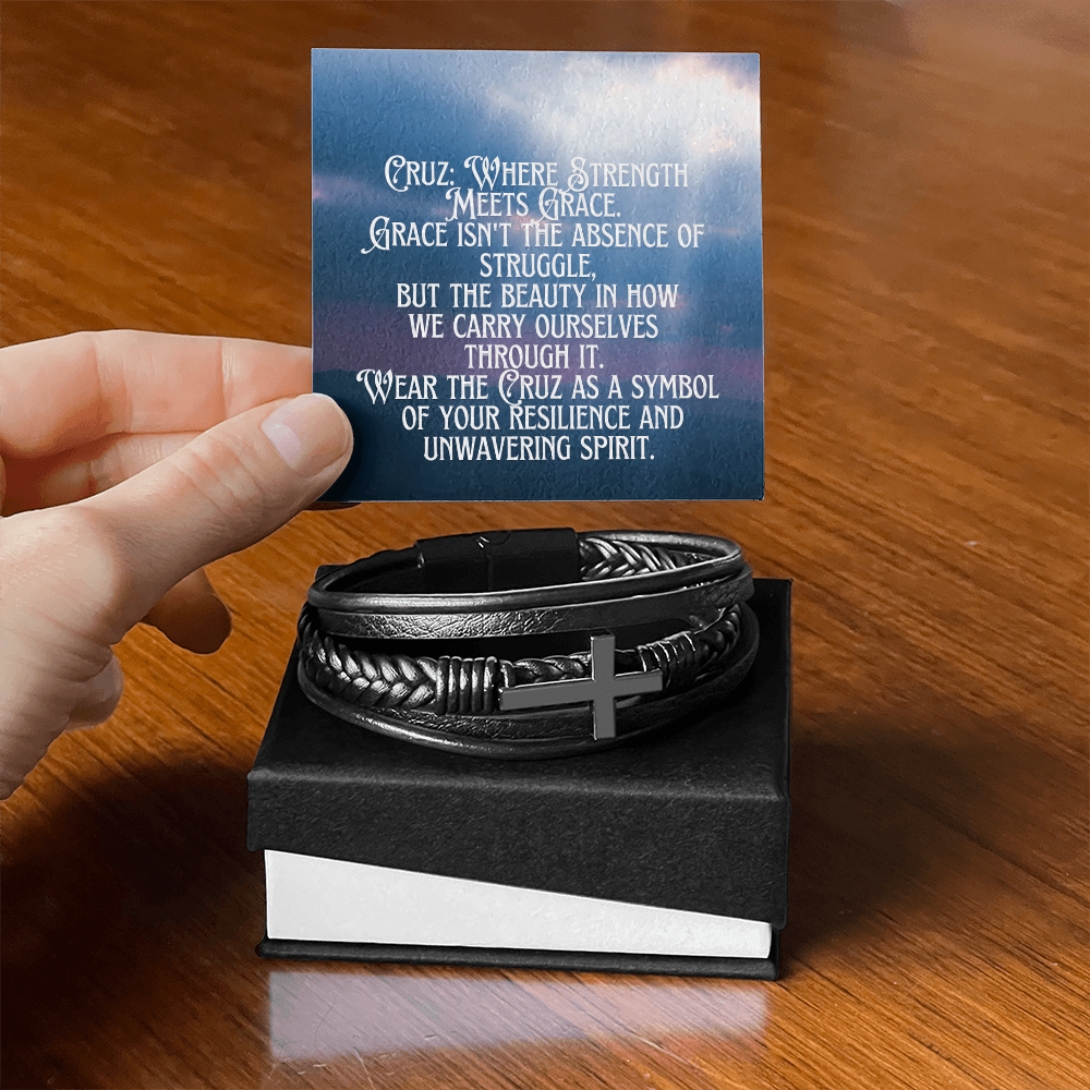 Cruz- Men's Cross Bracelet