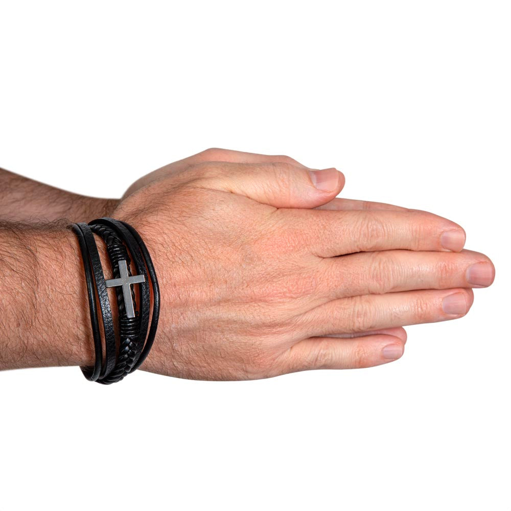 Cruz- Men's Cross Bracelet