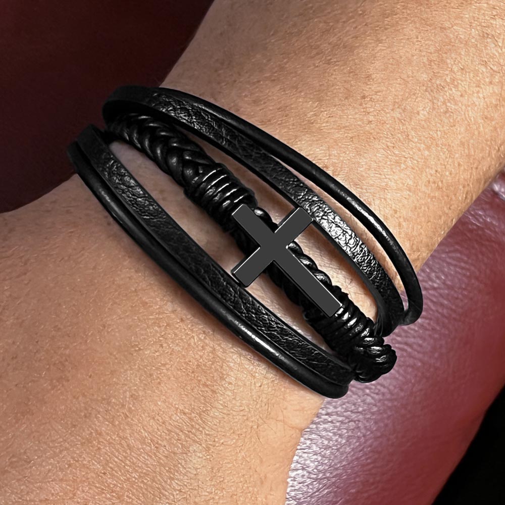 Cruz- Men's Cross Bracelet