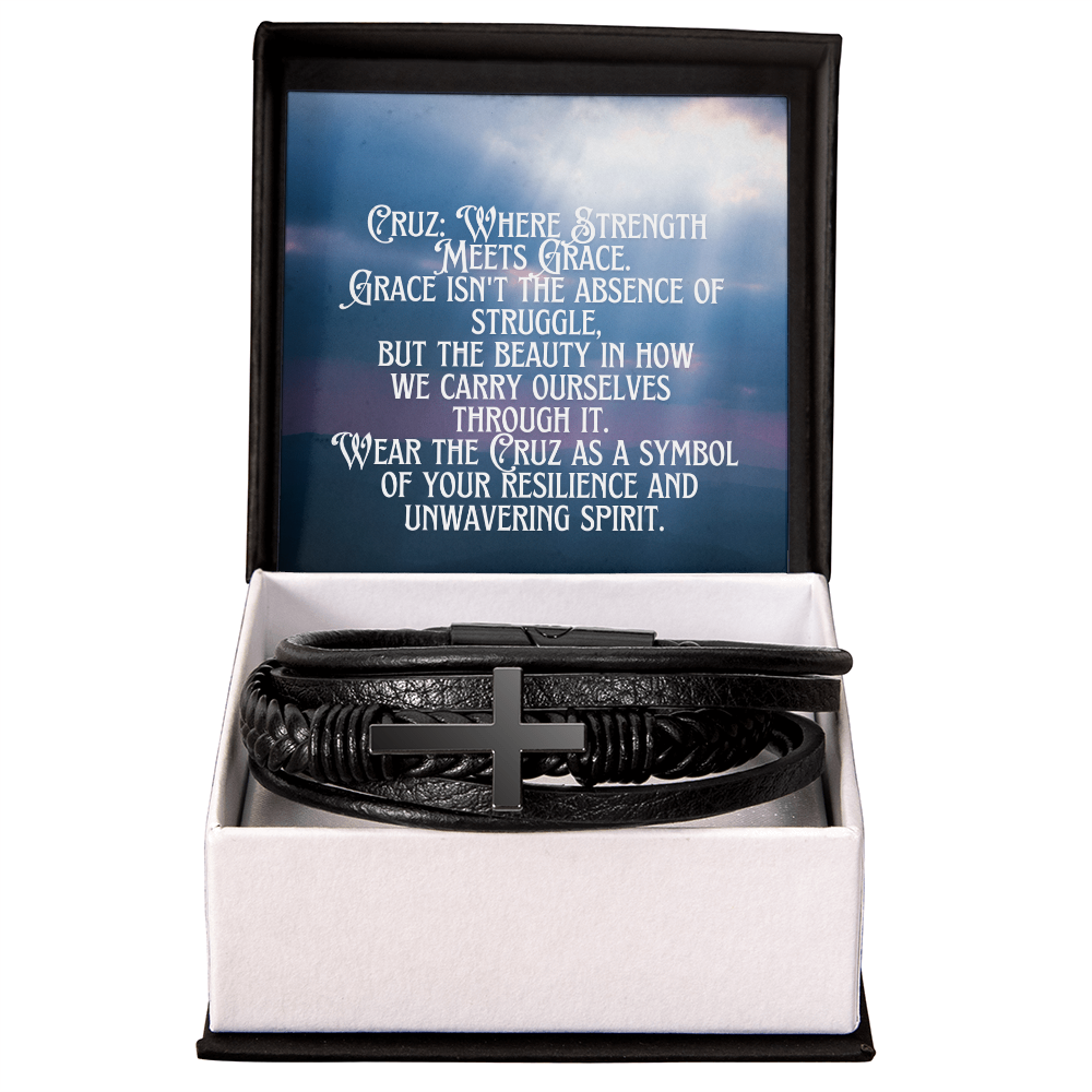 Cruz- Men's Cross Bracelet
