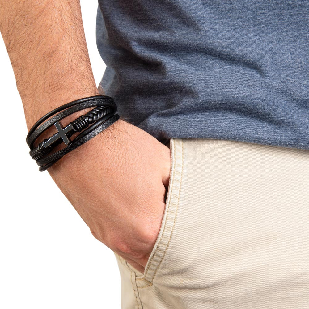 Cruz- Men's Cross Bracelet