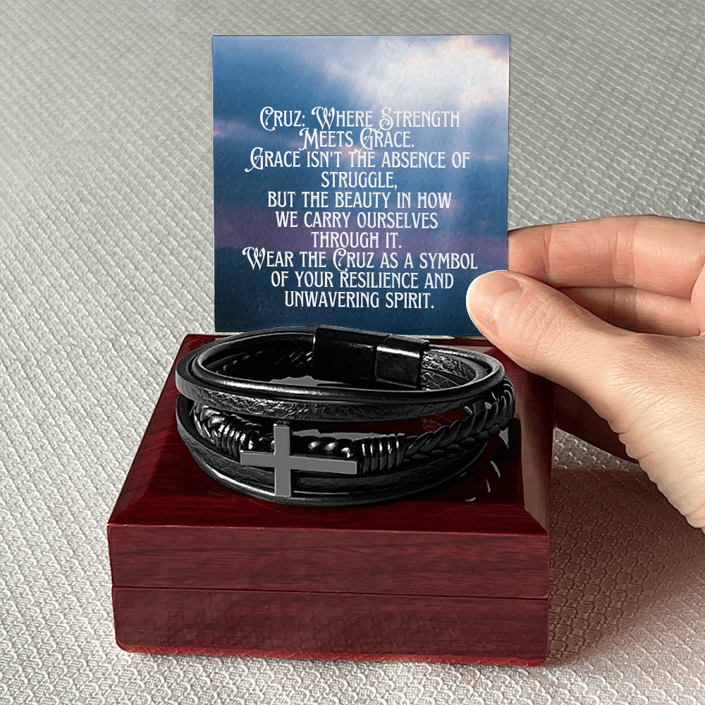 Cruz- Men's Cross Bracelet