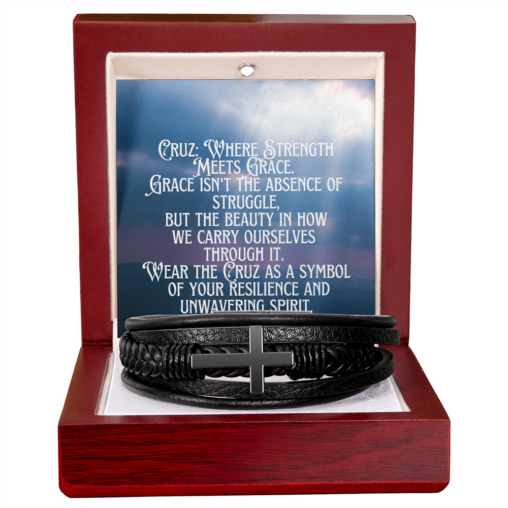 Cruz- Men's Cross Bracelet