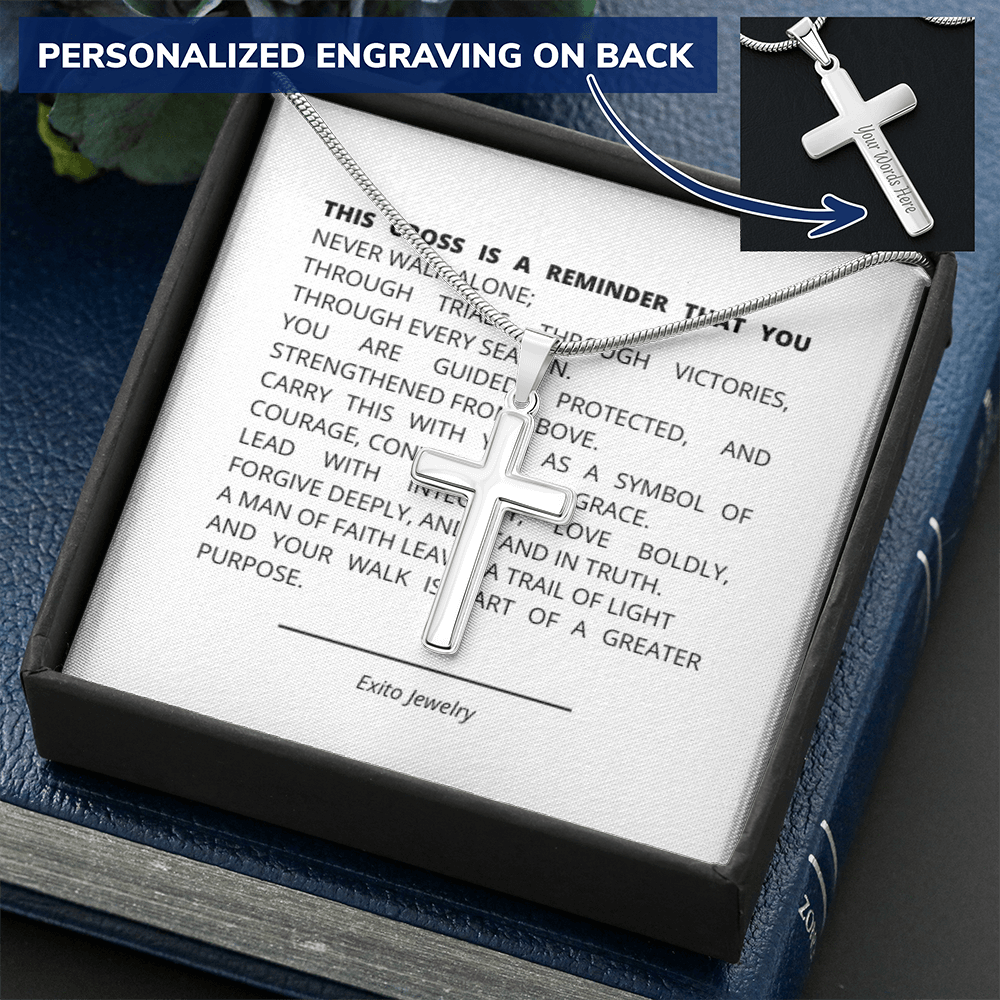 Personalizes Cross Necklace