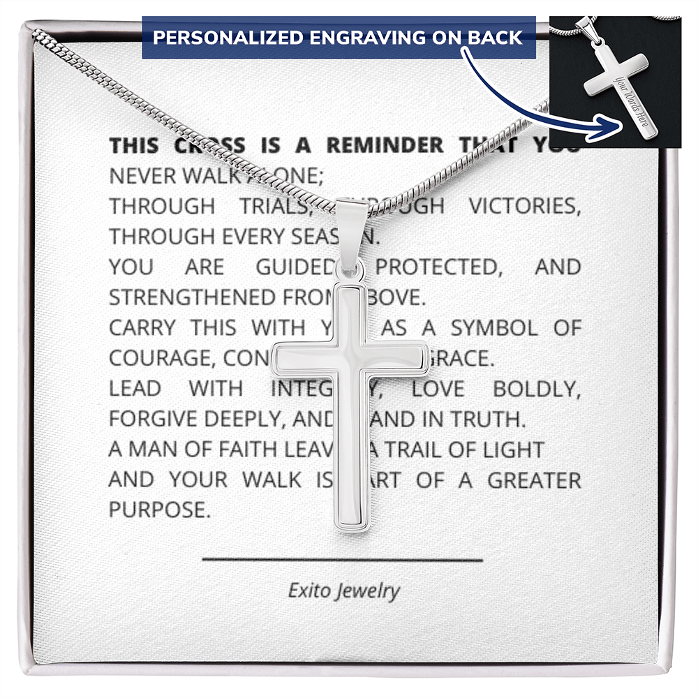 Personalizes Cross Necklace