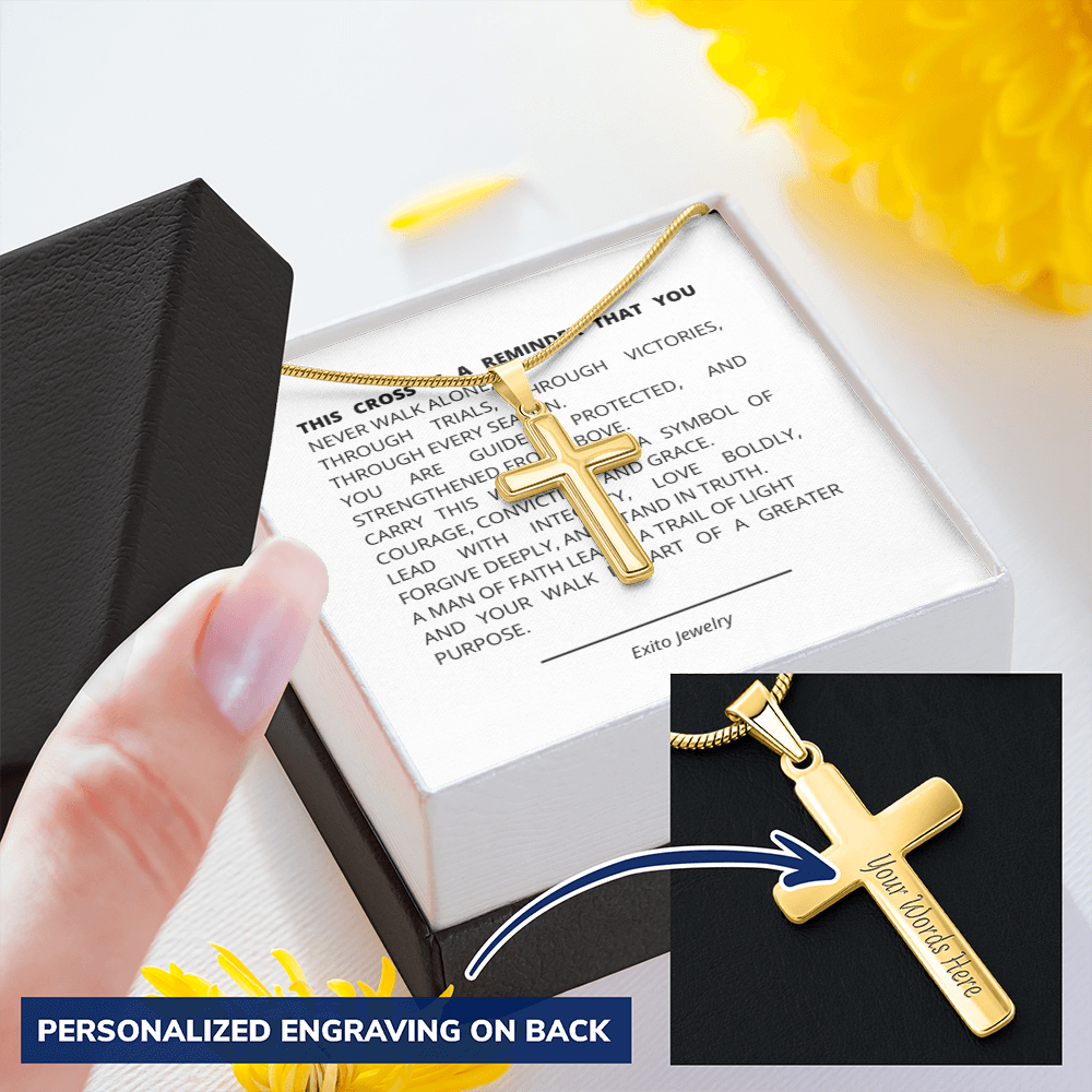 Personalizes Cross Necklace