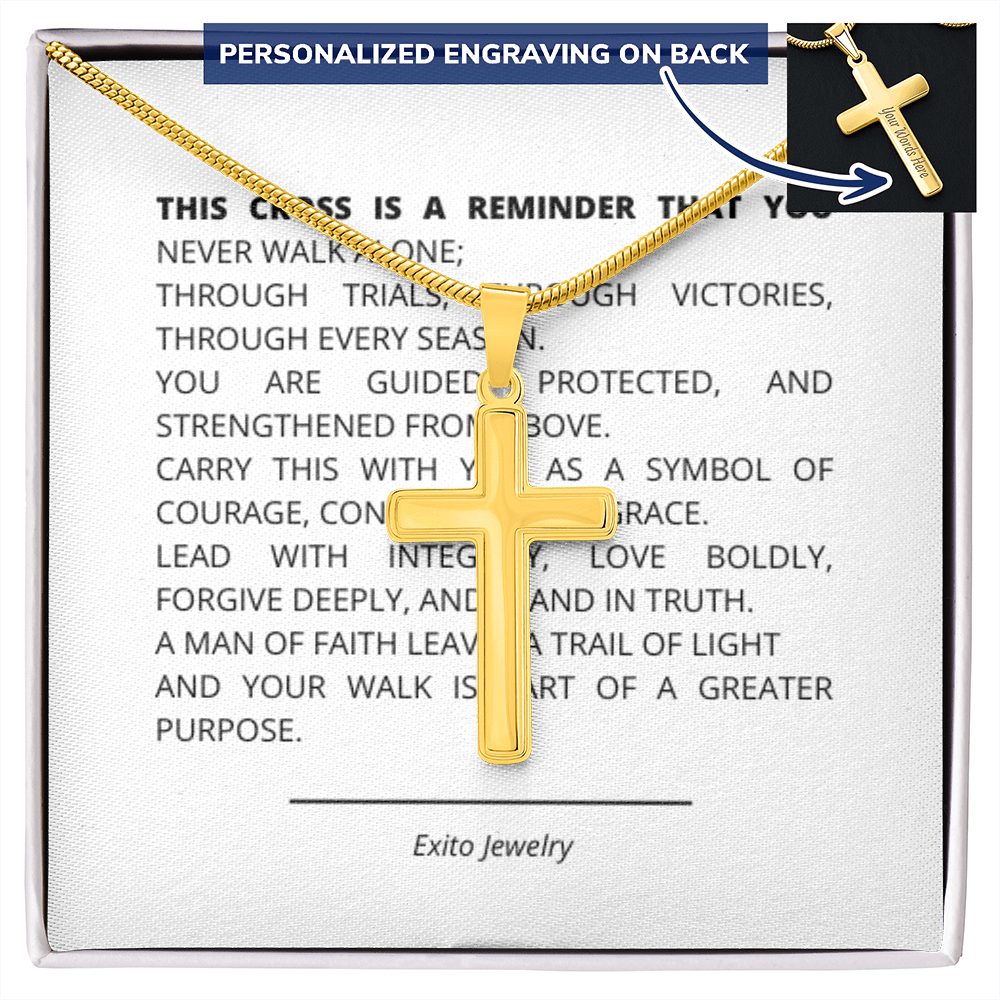 Personalizes Cross Necklace