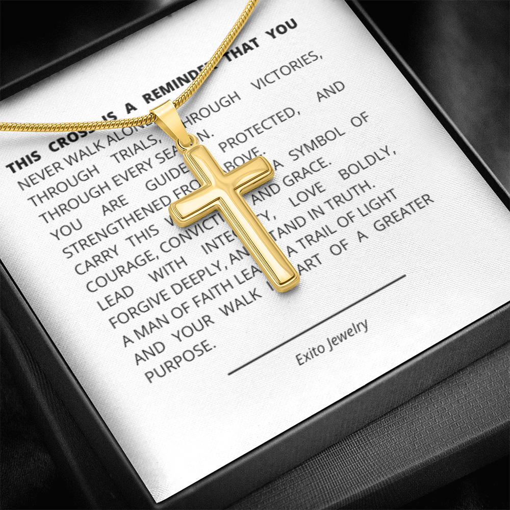 Personalizes Cross Necklace