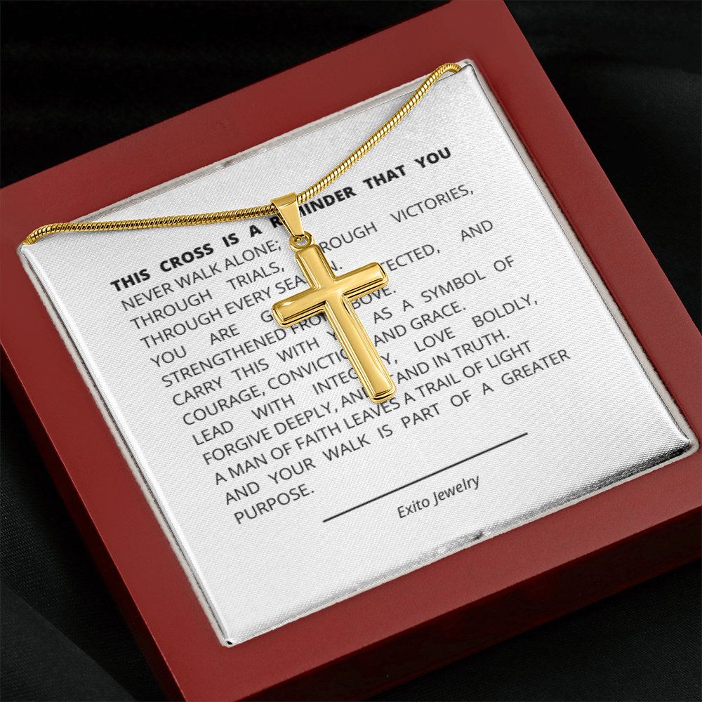 Personalizes Cross Necklace