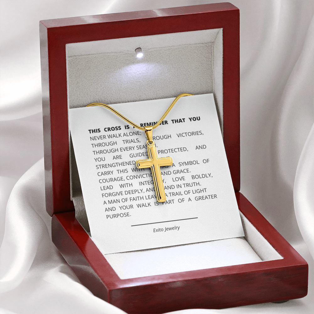 Personalizes Cross Necklace
