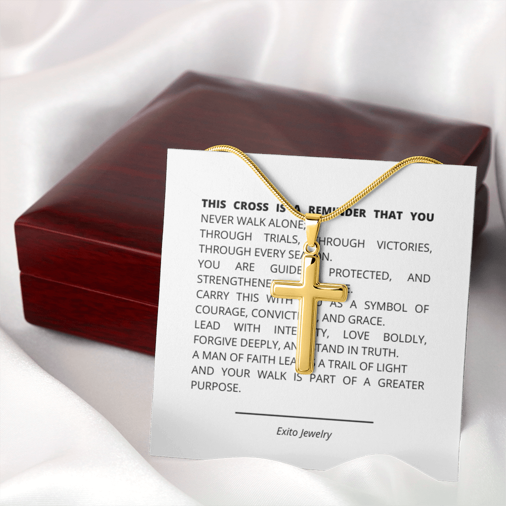 Personalizes Cross Necklace